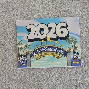 (2) Walt Disney World 2026 Annual Passholder Calendar